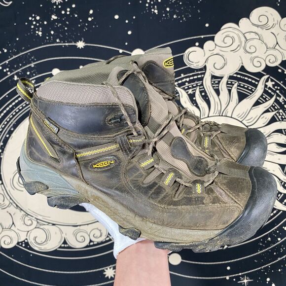 Keen Dry Waterproof Boots Brown Mens 10.5 Hiking Outdoor Utility main image 5